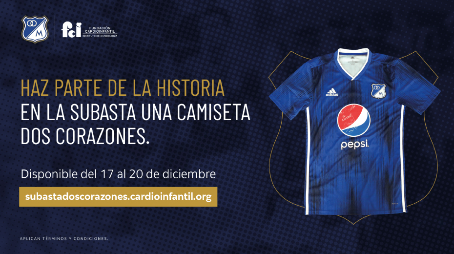 Haz parte de la historia en la subasta «Una camiseta, dos corazones»