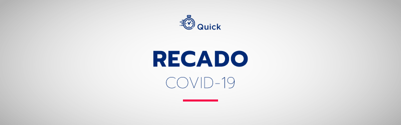 Cartel informativo sobre los cuidados hospitalarios rápidos implementados durante la pandemia de COVID-19, centrado en la mejora de la atención médica intrahospitalaria
