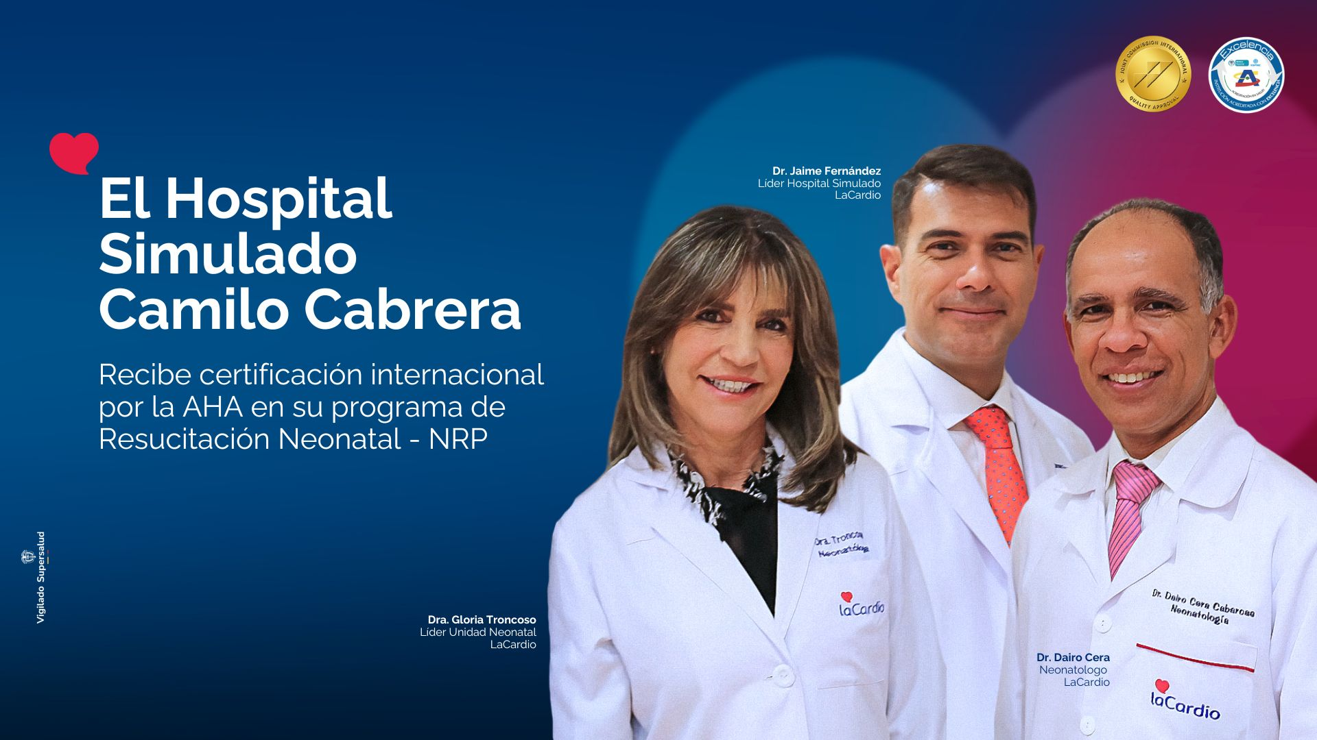 El hospital simulado Camilo Cabera de la Fundación Cardioinfantil – LaCardio certifica internacionalmente su Programa en Resucitación Neonatal